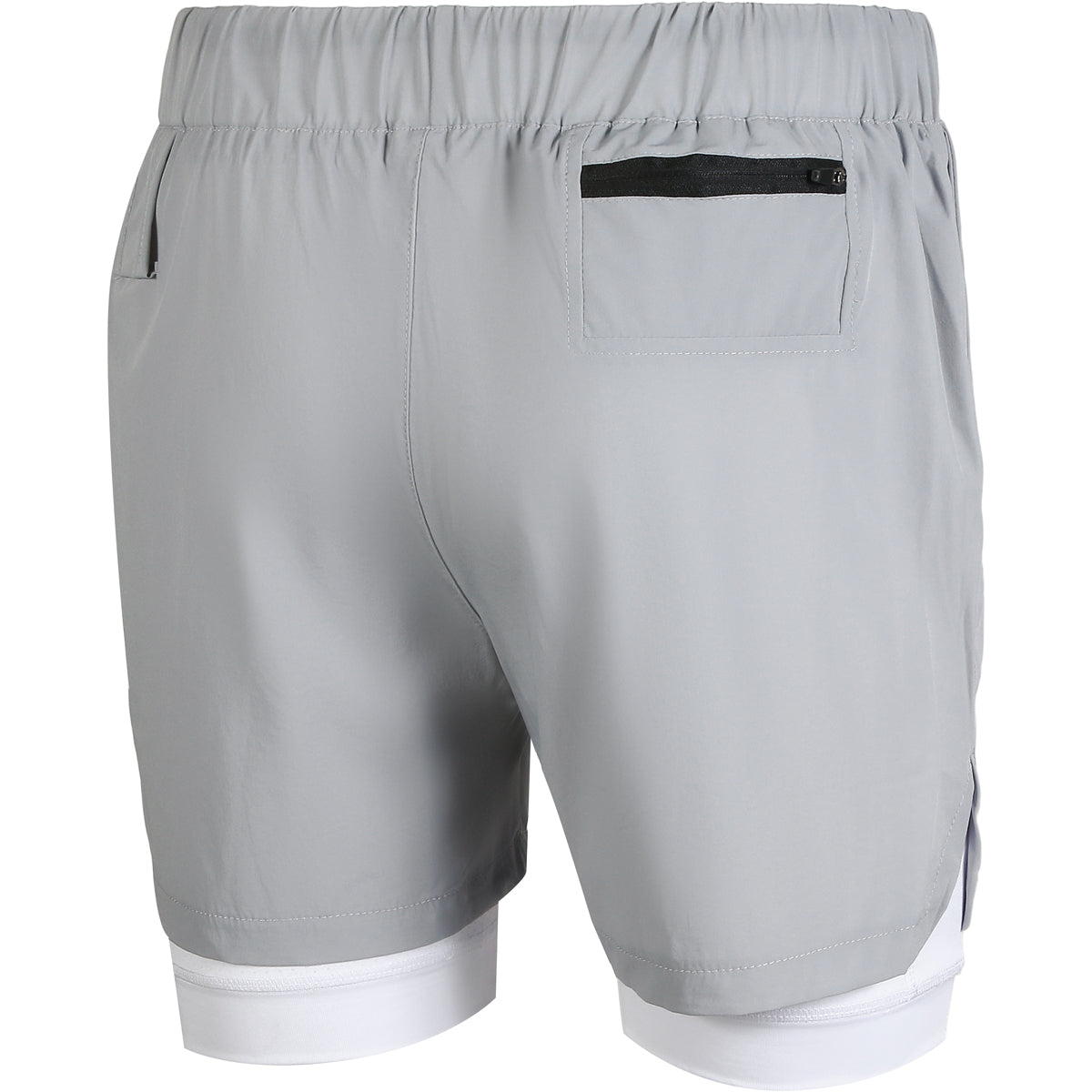 Short Padel Mon Amour 2 en 1 avec Collant Gris– Gamme "Pro"