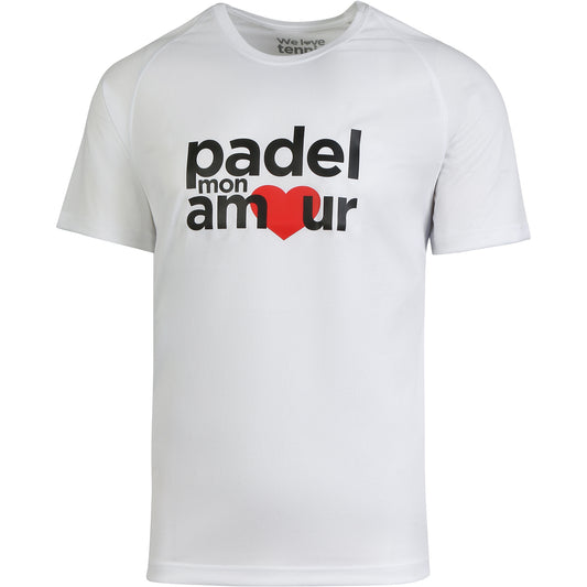 T-Shirt Technique "Passion" Blanc