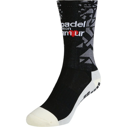Chaussettes Antidérapantes "Passion" - Padel Mon Amour (lot de 2 paires)