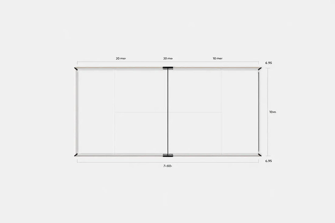 Dimensions officielles d'un terrain de padel : normes et construction