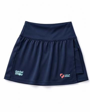 Jupe 2 en 1 Padel Mon Amour edition spéciale Coeur Padel-Noir