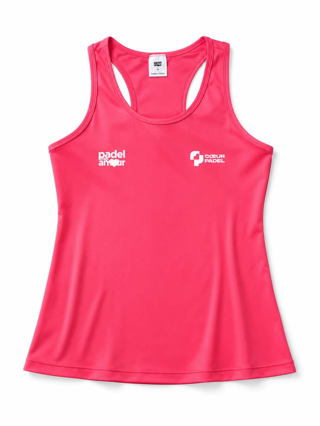 Débardeur Padel Mon Amour édition spéciale Cœur Padel- Rouge