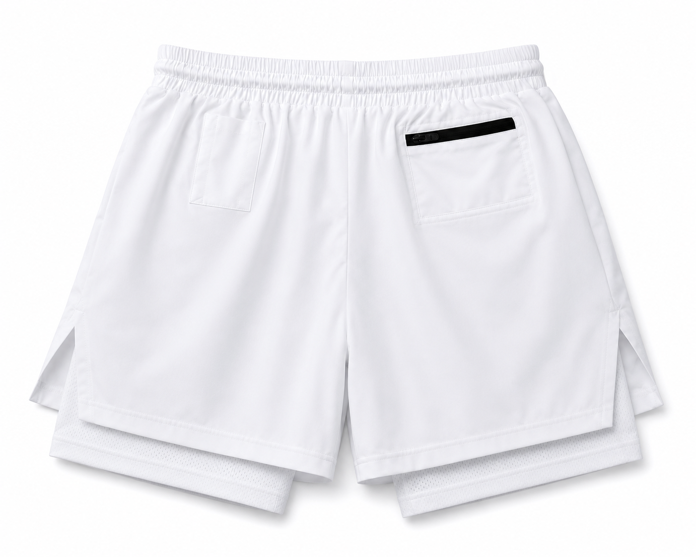 Short 2 en 1 Padel Mon Amour édition spéciale Coeur Padel- Blanc