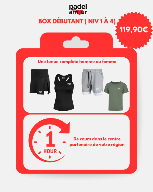 BOX DÉBUTANT (Niveau 1 à 4) – 119,90 €