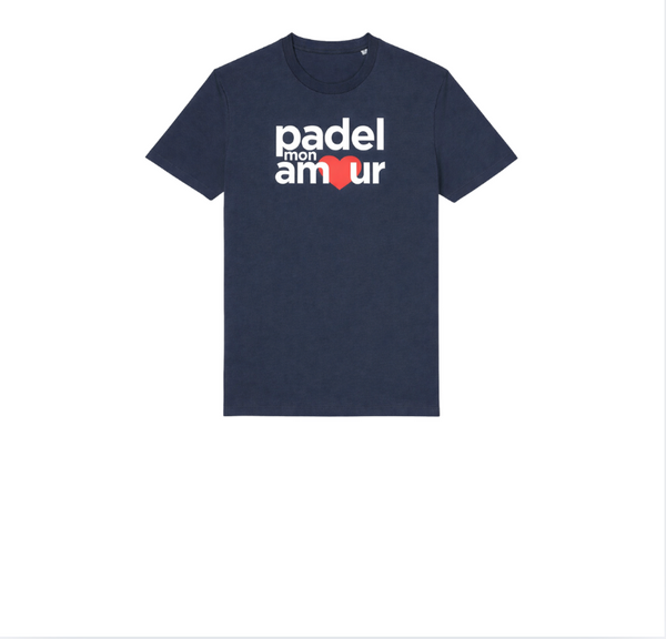 T-shirt Coton Navy Padel Mon Amour