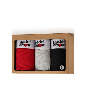 Boxer Padel Mon Amour (lot de 3)