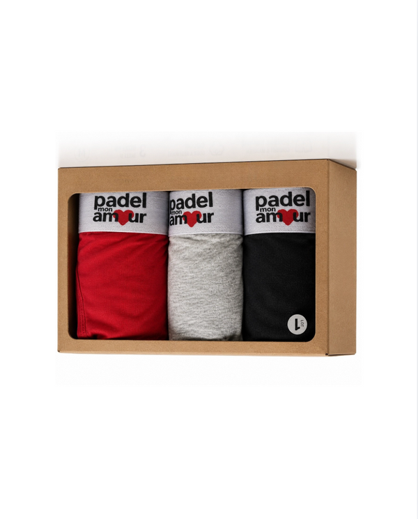 Boxer Padel Mon Amour (lot de 3)