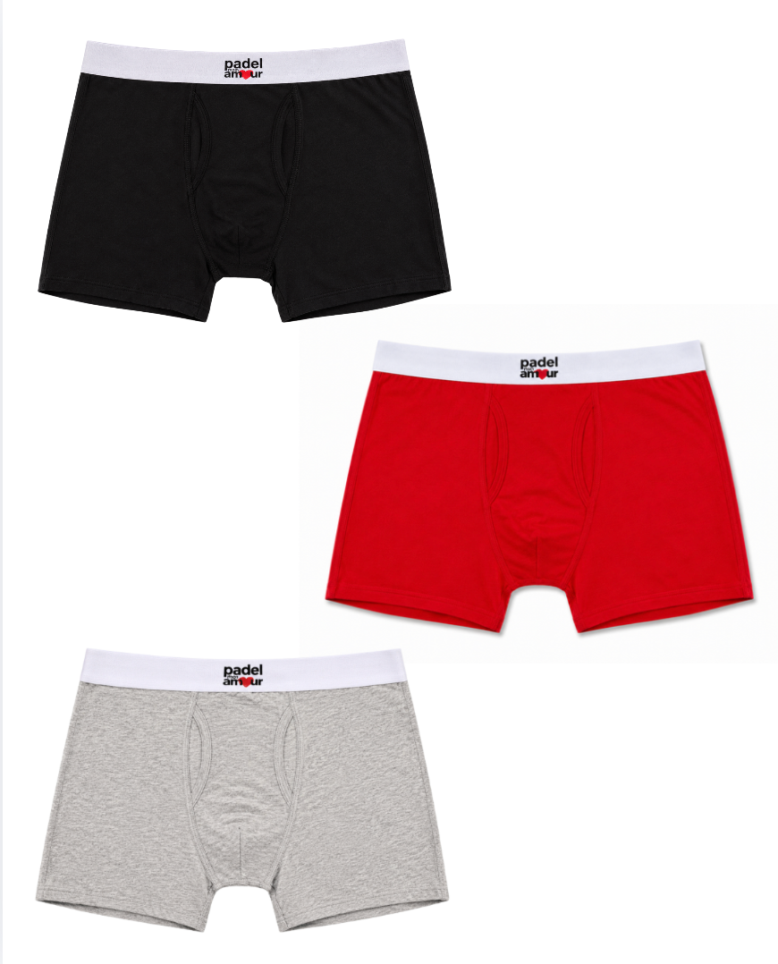 Boxer Padel Mon Amour (lot de 3)