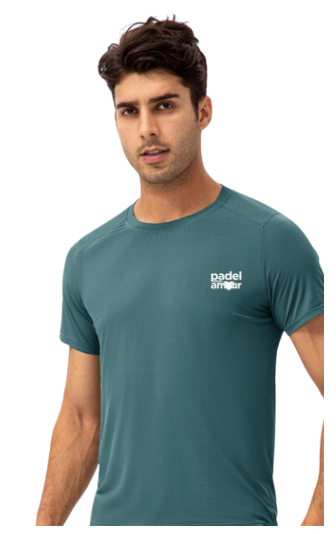 T-shirt Technique "Pro" Émeraude- Padel Mon Amour