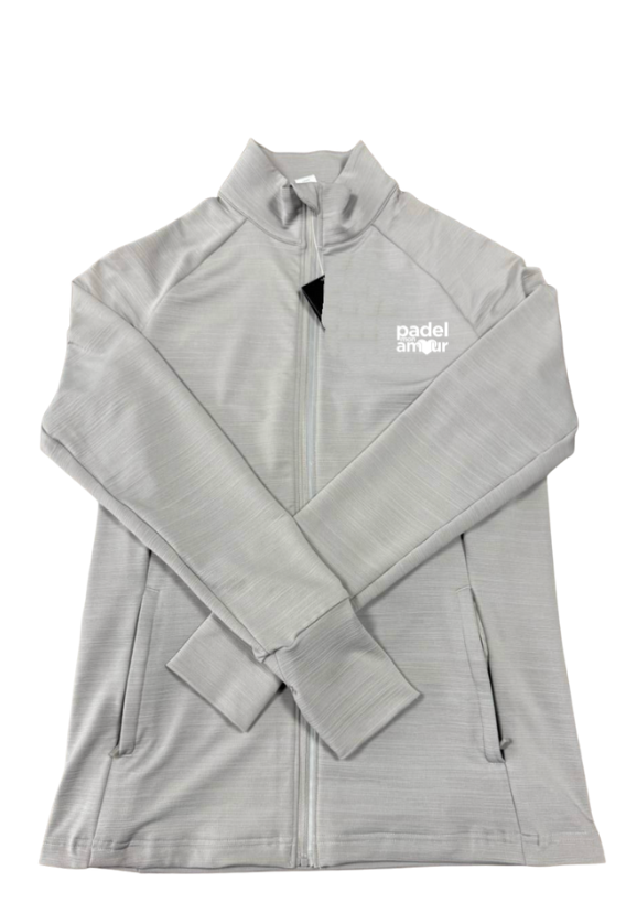 Veste d'Échauffement Technique "Pro" Grise - Padel Mon Amour