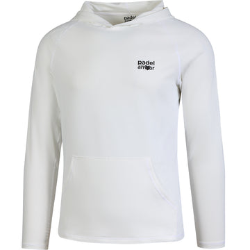White "Pro" Technical Sweatshirt - Padel Mon Amour