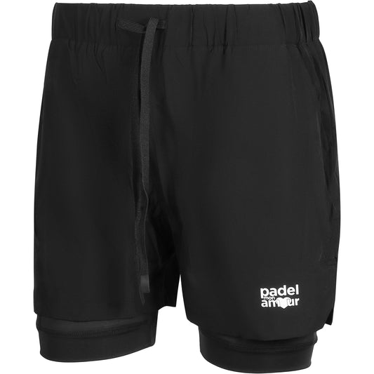 Short Padel Mon Amour 2 en 1 avec Collant – Gamme "Pro"