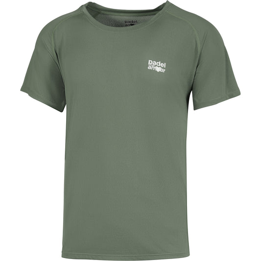 T-shirt Technique "Pro" Olive- Padel Mon Amour