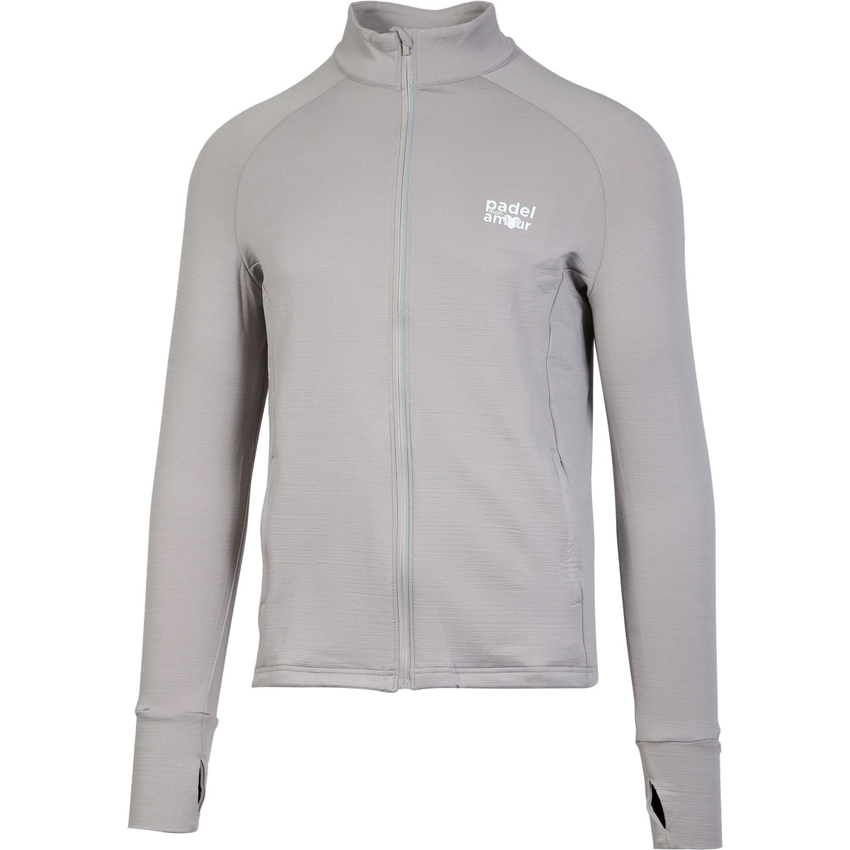 Veste d'Échauffement Technique "Pro" Grise - Padel Mon Amour